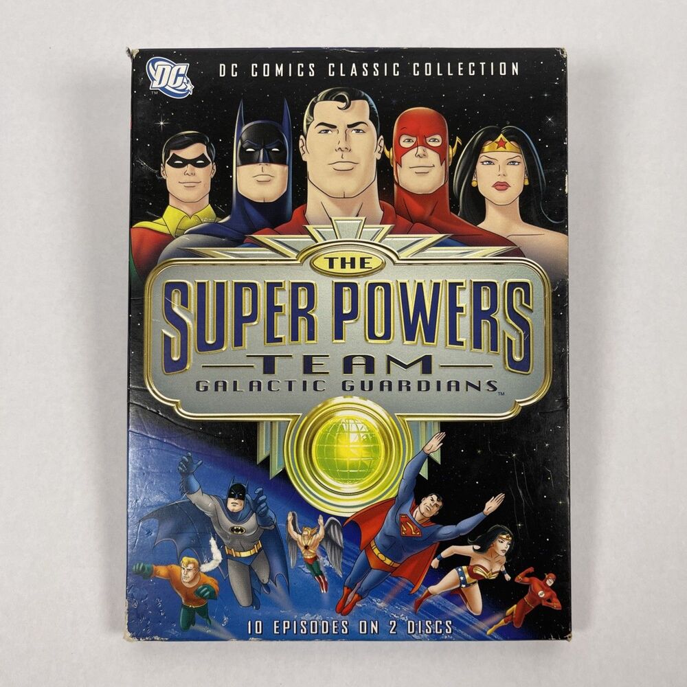 The Super Powers Team: Galactic Guardians (DVD, 2007, 2-Disc Set) OOP